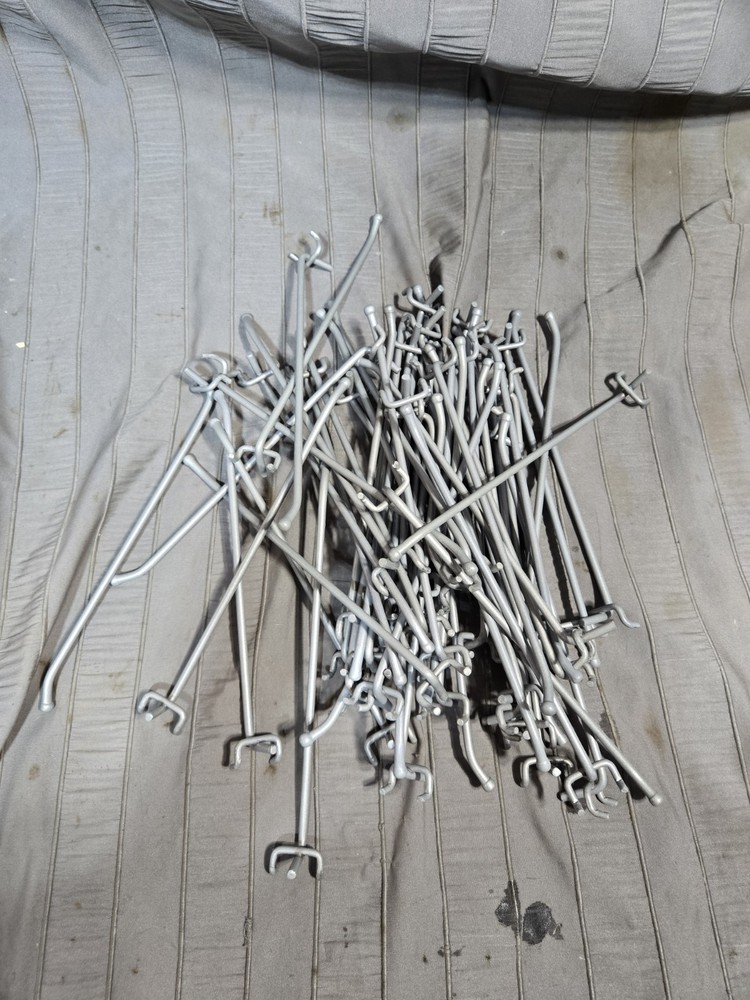 Peg Board 8" Straight Hook - Pegboard Hook - 55 pack