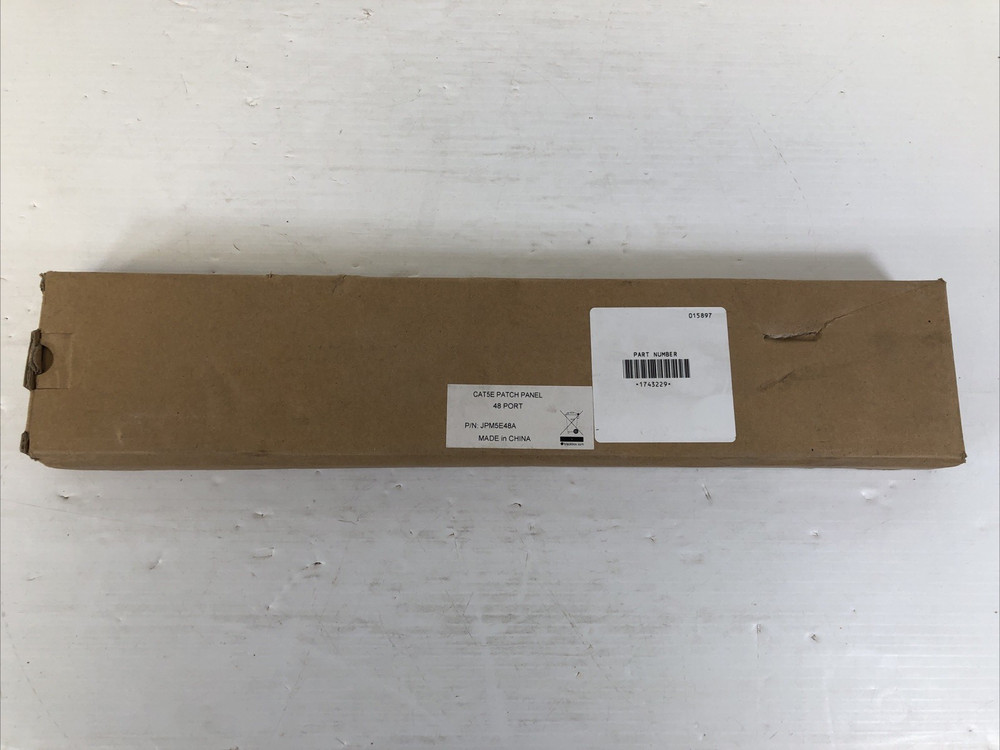 Black Box CAT5e 48-Port Value Line Patch Panel, 2U (JPM5E48A)