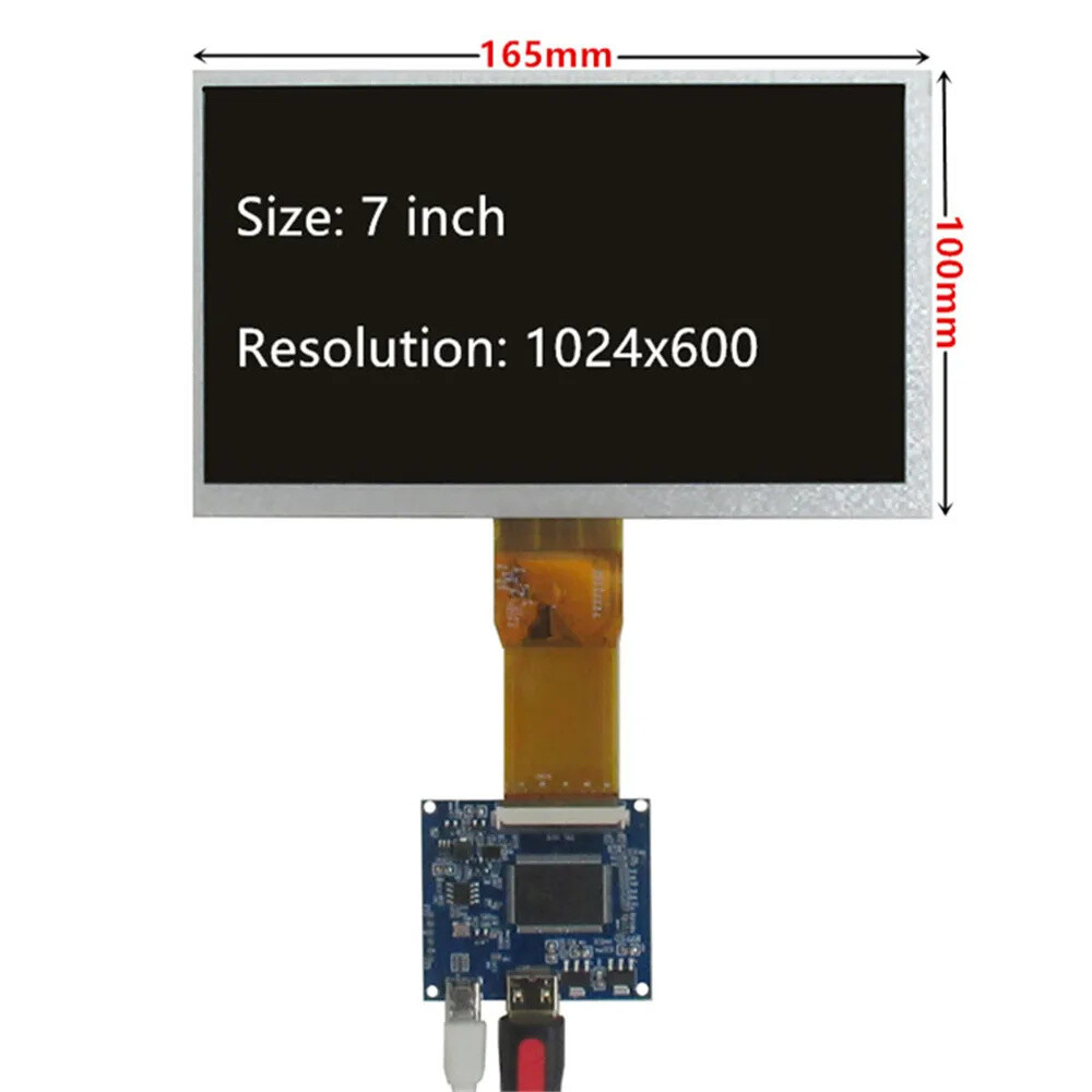 7 Inch 1024*600 MINI HDMI-Compatible Screen LCD Display Driver Board