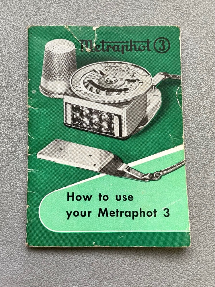 Leica Meter Metraphot 3 Shoe Mount Selenium Rangefinder Camera Instructions