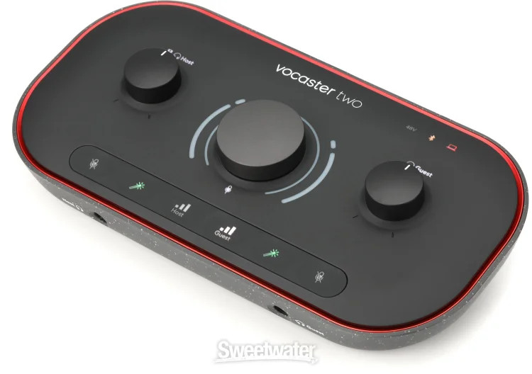 Focusrite Vocaster Two USB-C Podcasting Audio Interface