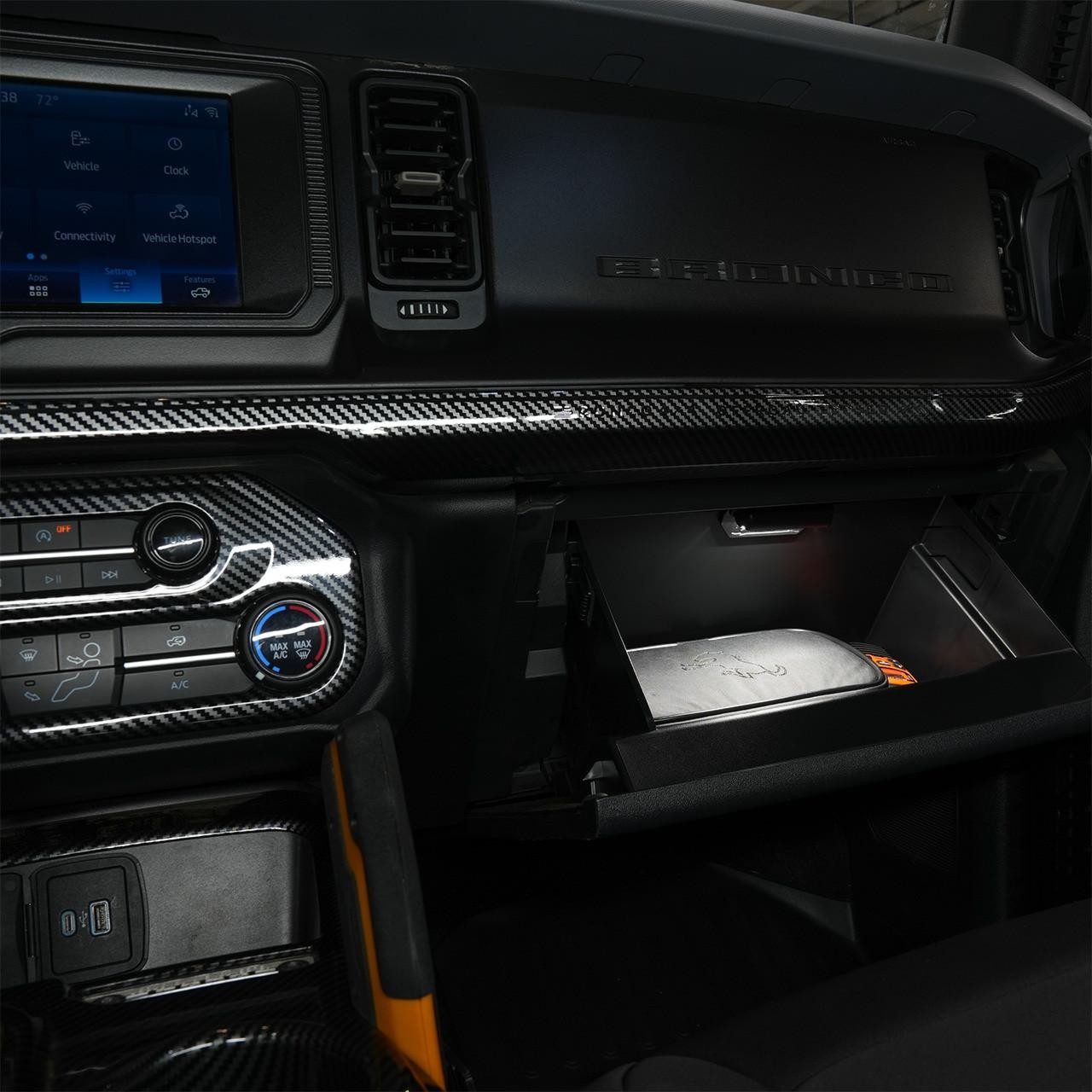 IAG Glove Box LED Light for Ford Bronco 2021+ & Bronco Raptor (Not Sport)