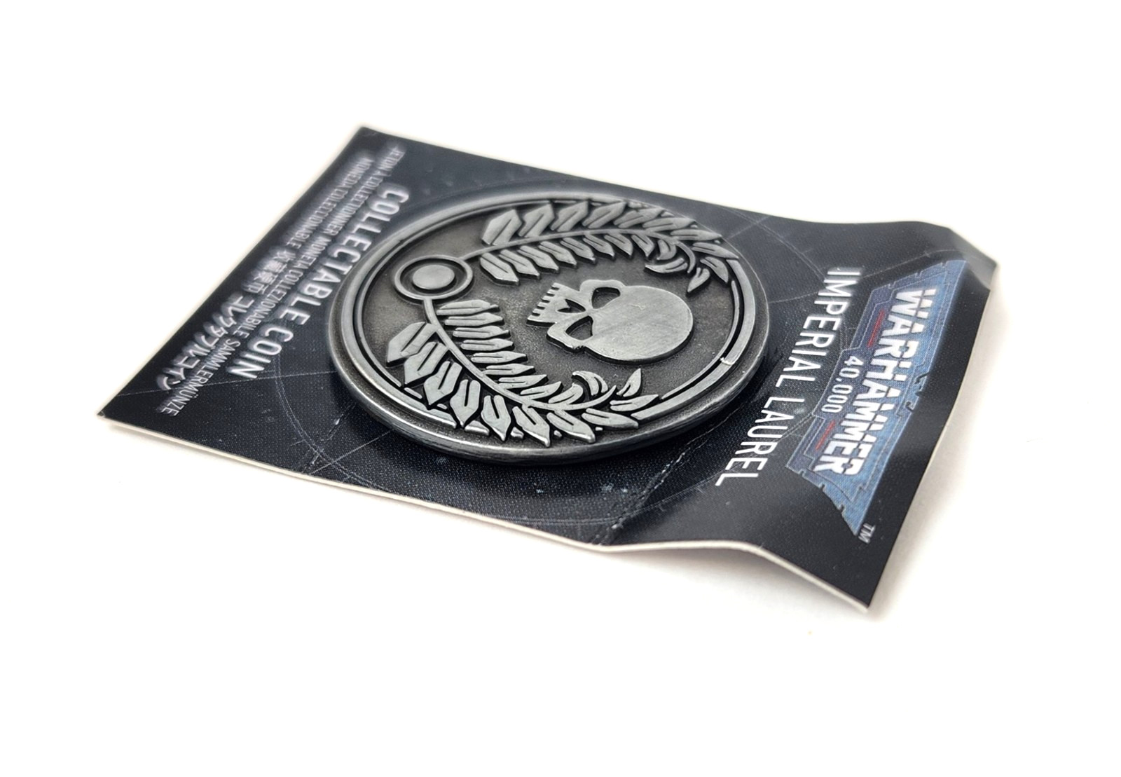 Warhammer 40K Imperial Laurel Collectable Coin Games Workshop