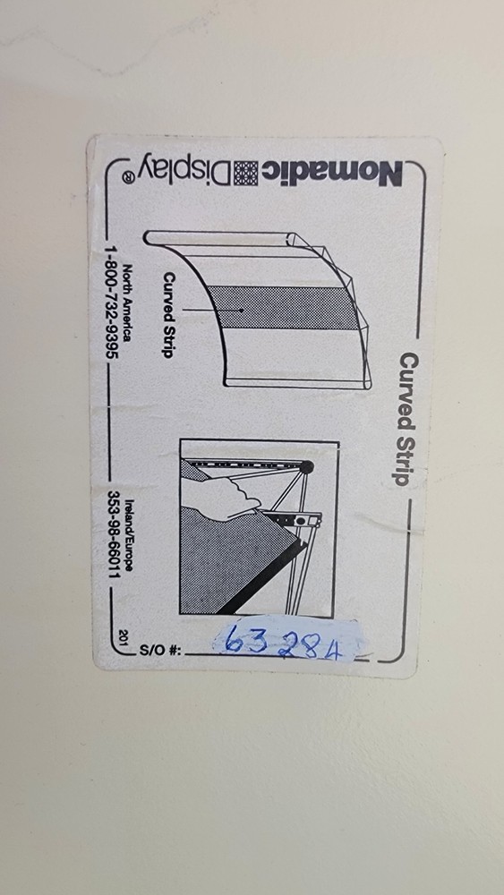 Nomadic Display Stand with Lights