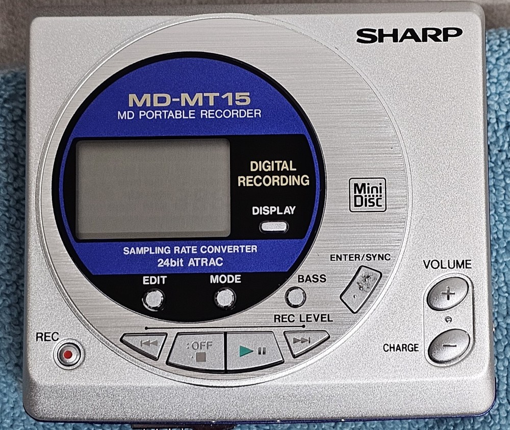 Sharp Mini Disc Portable MD-MT15H
