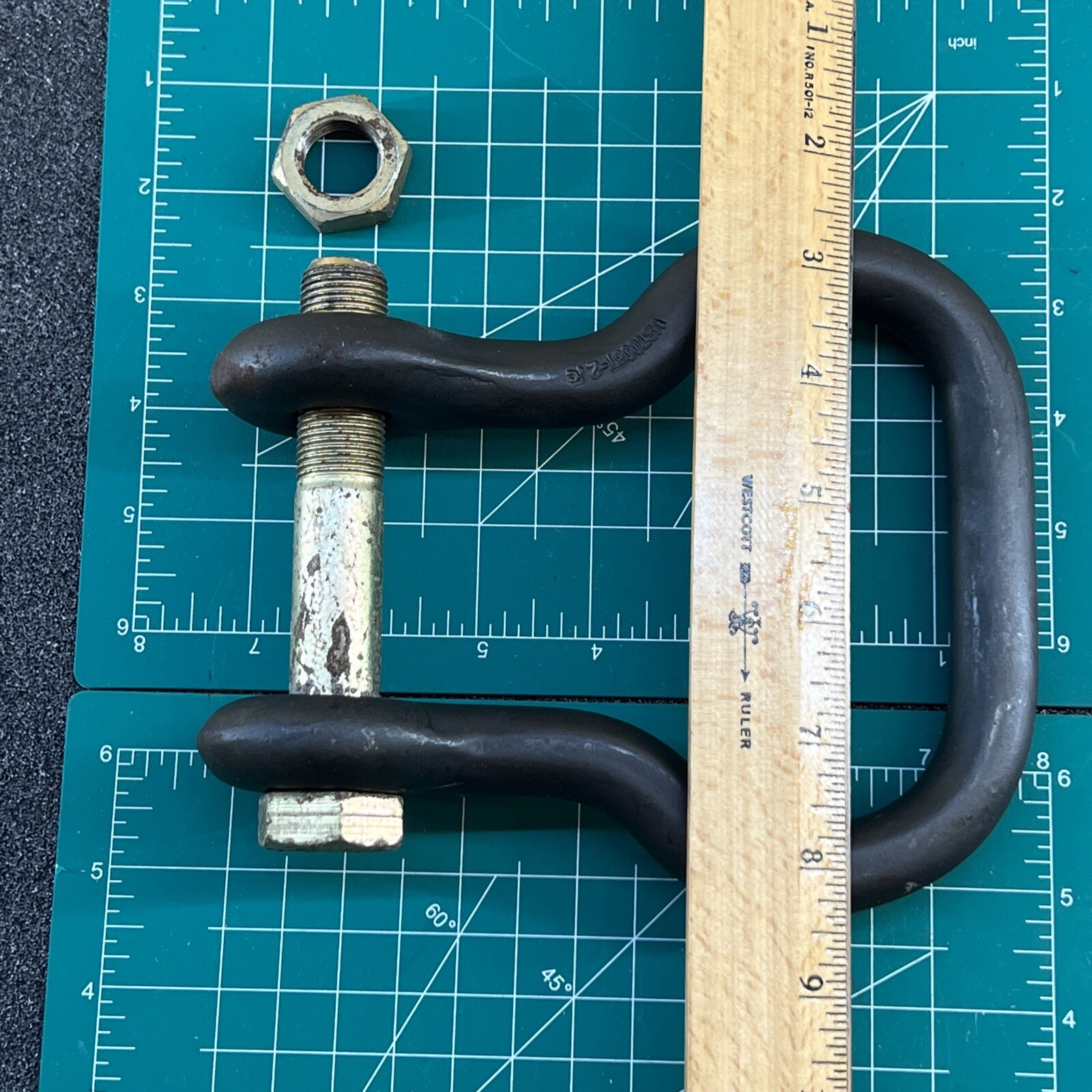 SHACKLE CLEVIS SUSPENSION ASSEMBLY STAMPED MS70087-2 GOVT SURPLUS N.O.S.