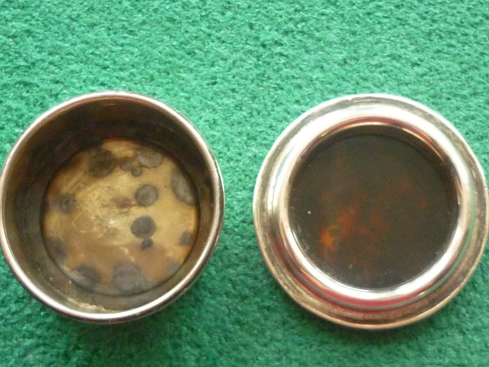 Antique Silver Pill/Patch Box Hallmarked Birmingham