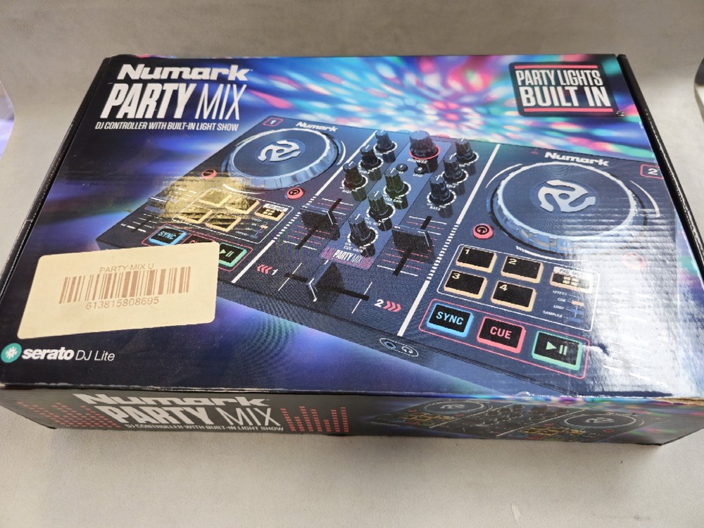 Numark Party Mix DJ Controller with Built-In Light