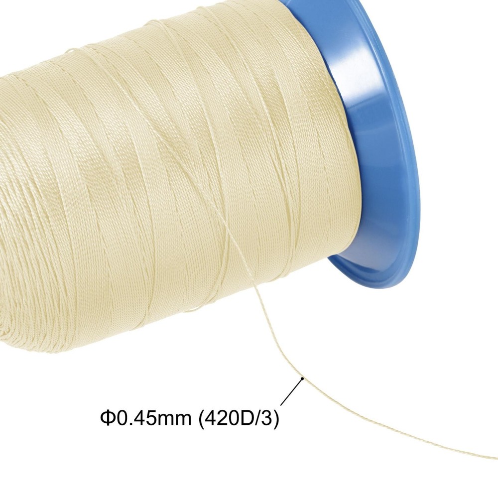 Bonded Polyester Thread Extra-strong 710 Yards 420D/0.45mm (Beige)