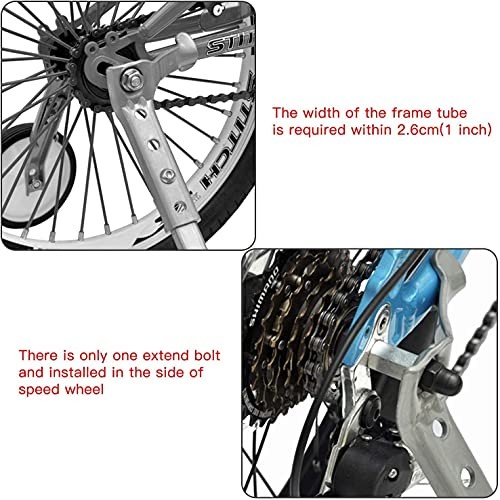 Bicycle Training Wheels, Variable Speed Bike Training Wheels 18 20 22 Inch