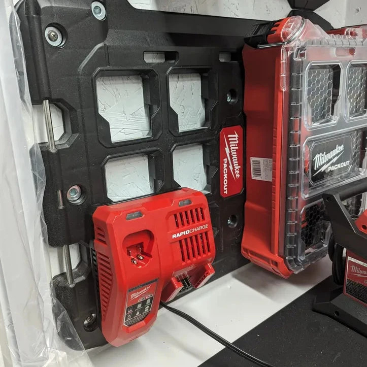 Milwaukee Packout Rapid Charger Brackets – 4× Custom 3D Printed Mounts