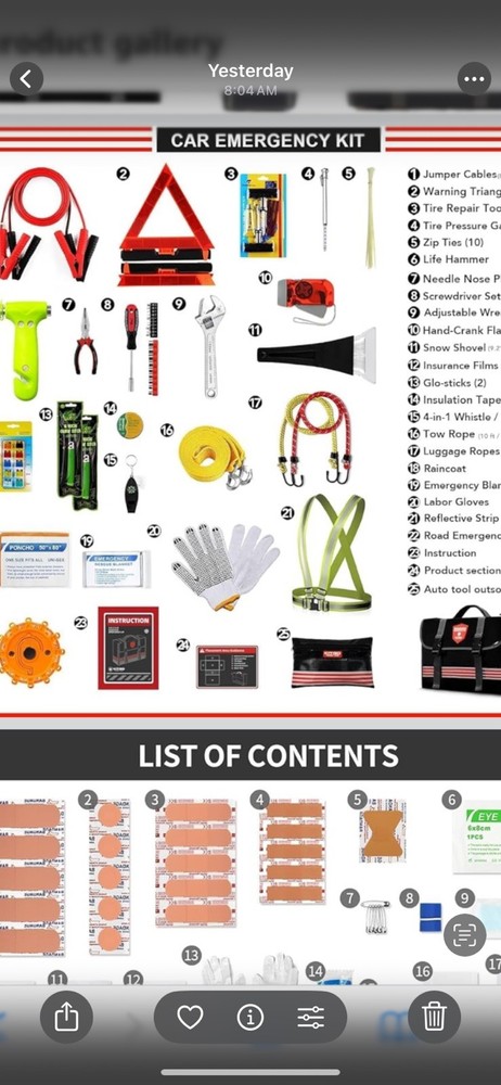 Kitgo Roadside Emergency Kit