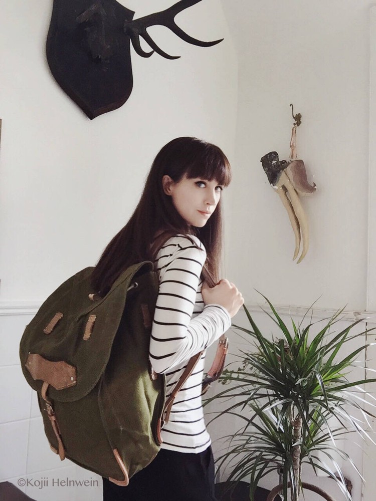 Large Military Backpack, Vintage Army Canvas Backpack
