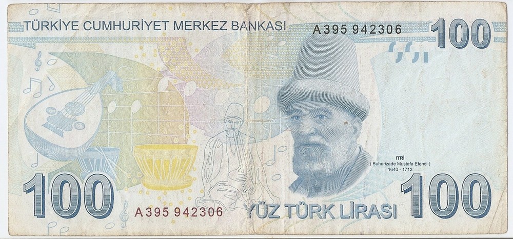 Turkey 100 Lira 2009
