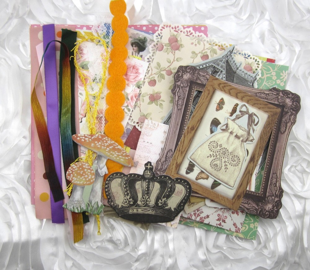 junk journal ephemera 50+ Piece Lot