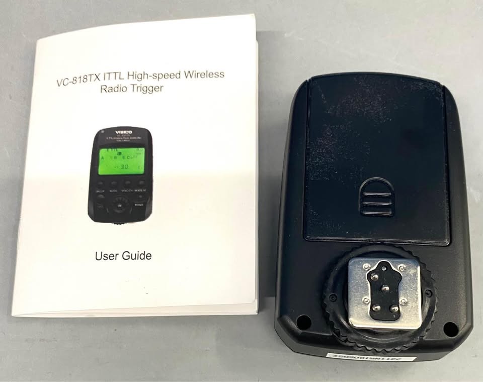 Trigger VISICO VC818TX E TTL Flash Trigger Wireless 2.4G, New Open Box