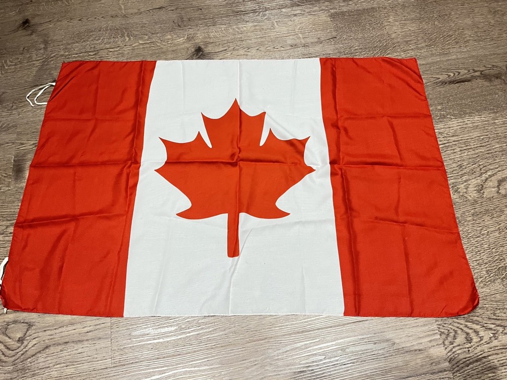 Canada Flag Printed Polyester 1m