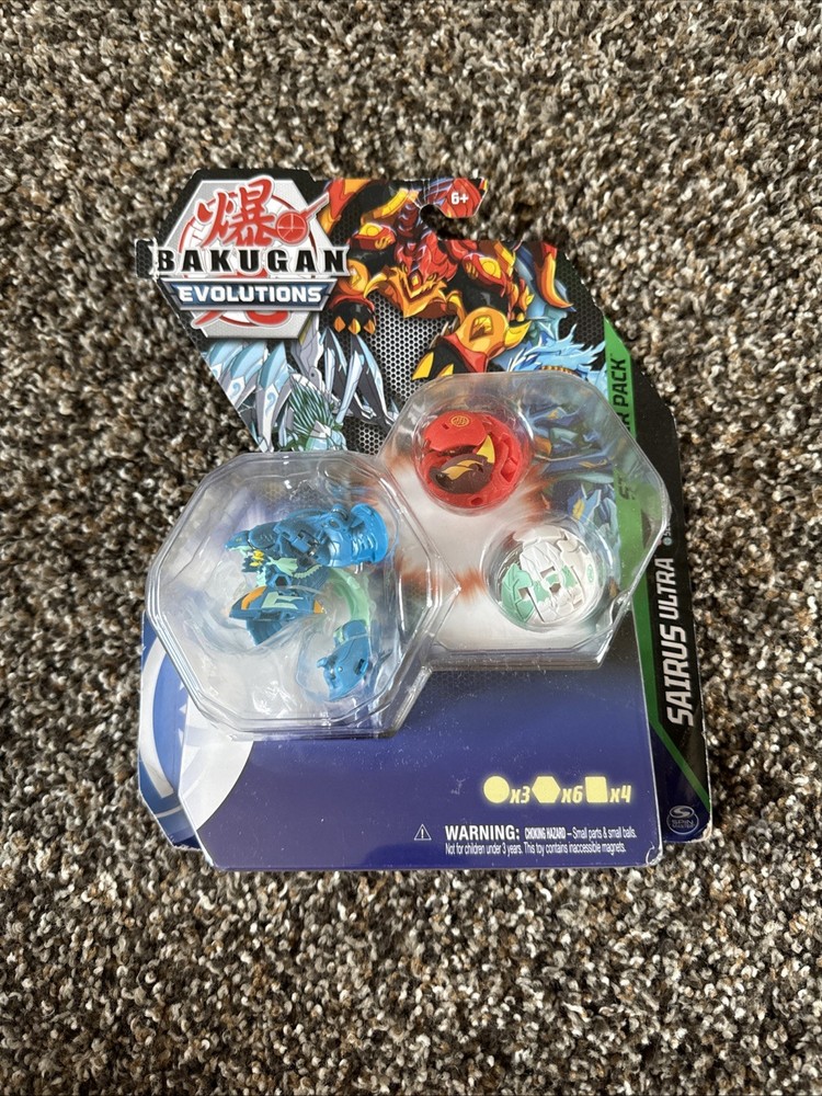 SpinMaster Bakugan Evolutions Sairus Ultra + Sectanoid & Colossus Starter Pack