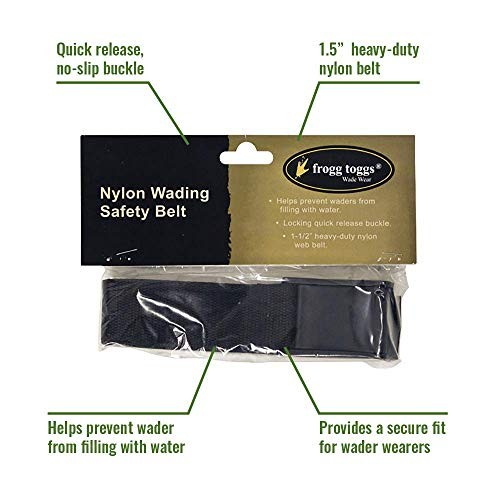 Wading Belt, Black, Adjustable