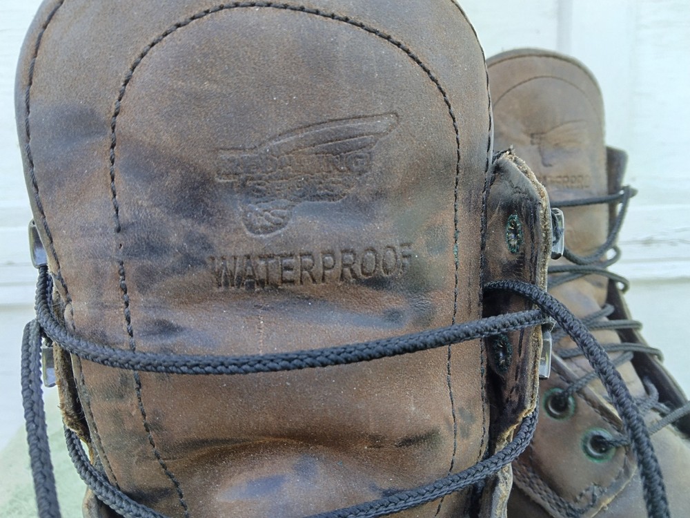 Size 10 D Red Wing Dynaforce 1206 Brown Waterproof Leather Soft Toe Work Boots
