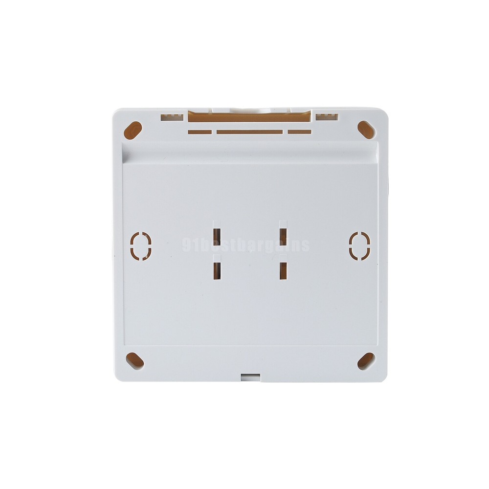 Push to Exit Button Release NO/NC/COM Door Switch Panel 86mmx86mm 36V 3A White