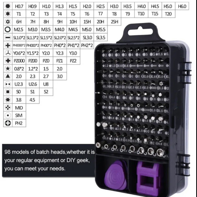 115/25 in 1 Screwdriver Set Mini Precision Screwdriver