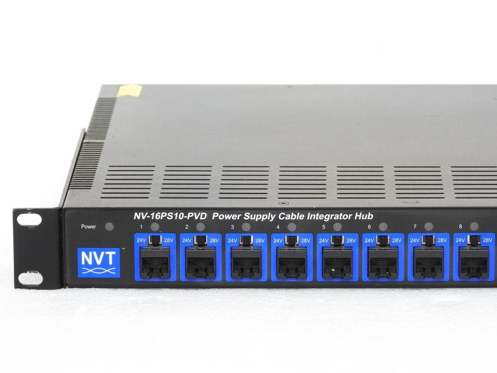 NETWORK VIDEO TECHNOLOGIES NV-16PS10-PVD POWER SUPPLY CABLE INTEGRATOR HUB