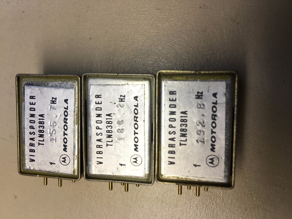 Motorola PL Vibrasender Vibrasponder Reed CTCSS