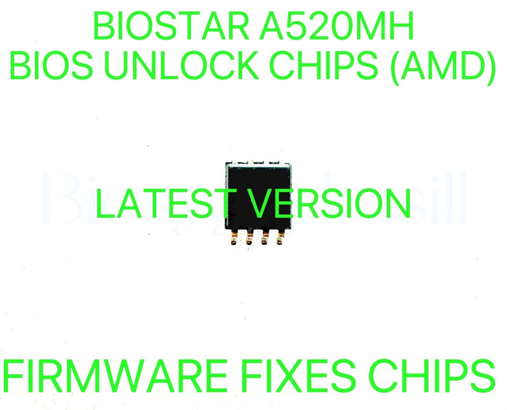 BIOSTAR A520MH, NO PASSWORD FIRMWARE FIXES BIOS CHIP LATEST VERSION (AMD)