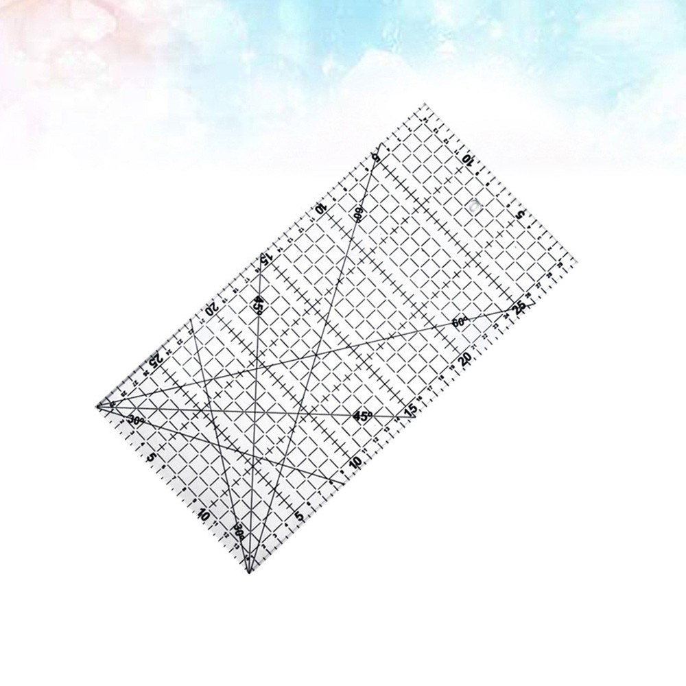 Small Quilting Ruler Patchwork Sewing Craft Tool Fabric Hemming for
