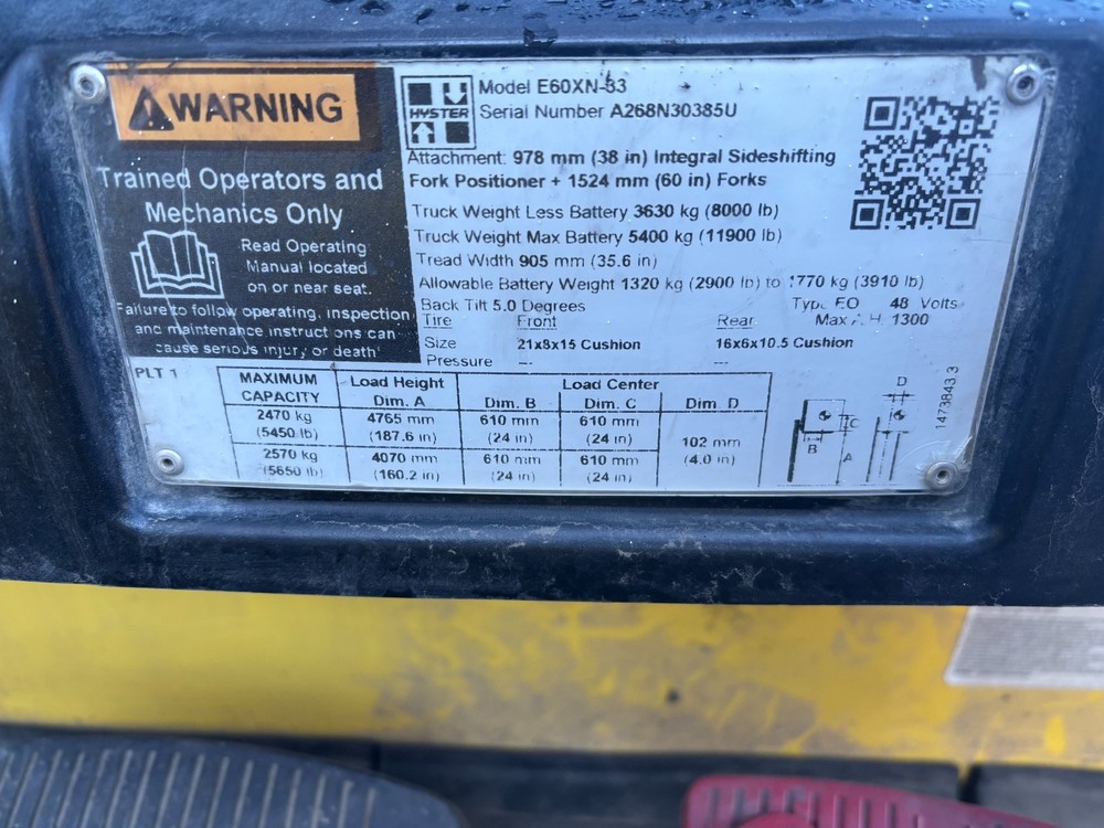 2020 Hyster E60XN