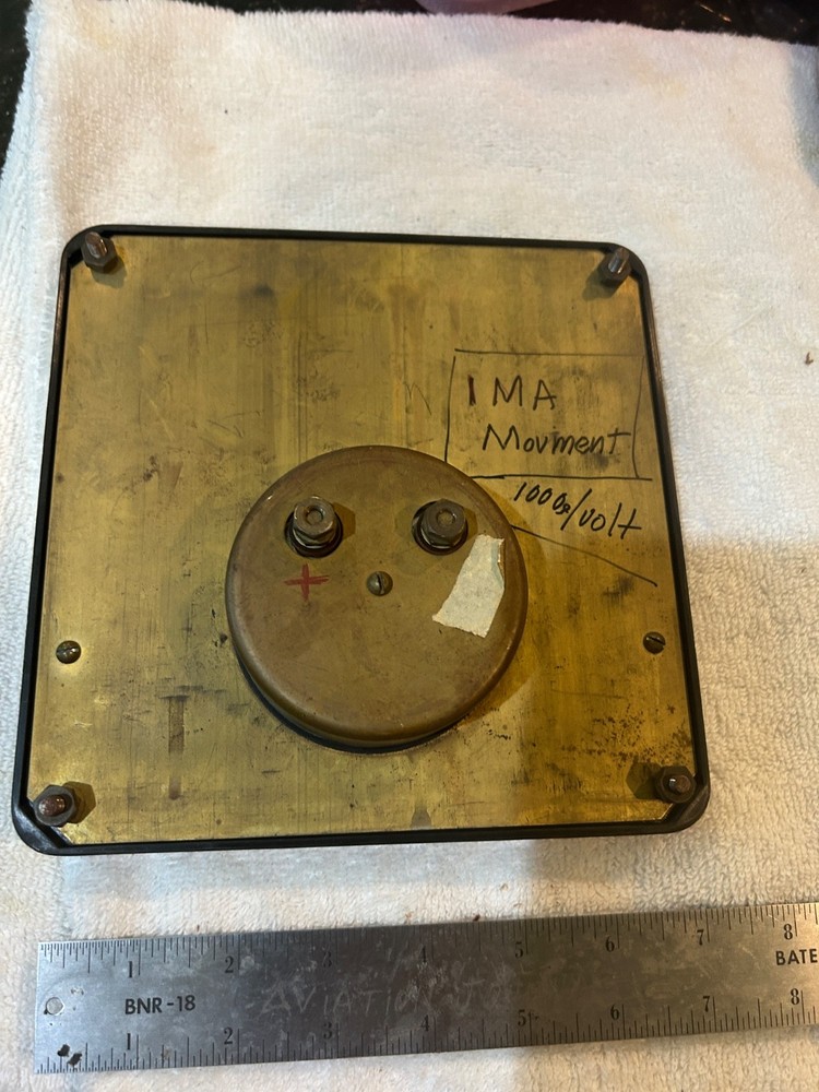 Large Precise model 907 Steam Punk Gauge OHMS
