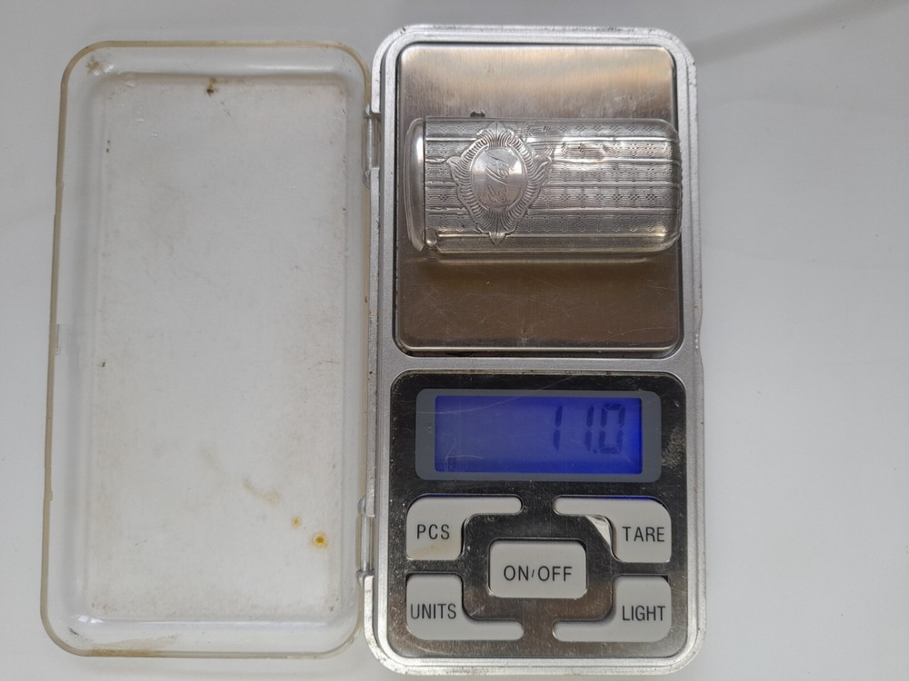 Silver vesta case / match box holder