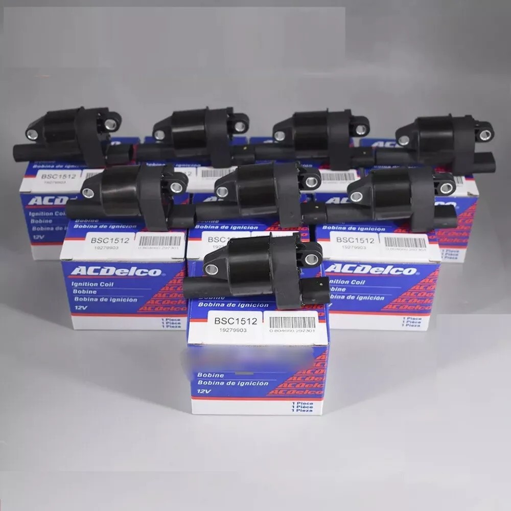 Genuine UF414 8p Ignition Coils+Spark Plugs+Wire For GMC Chevy SilveradoTahoe u,