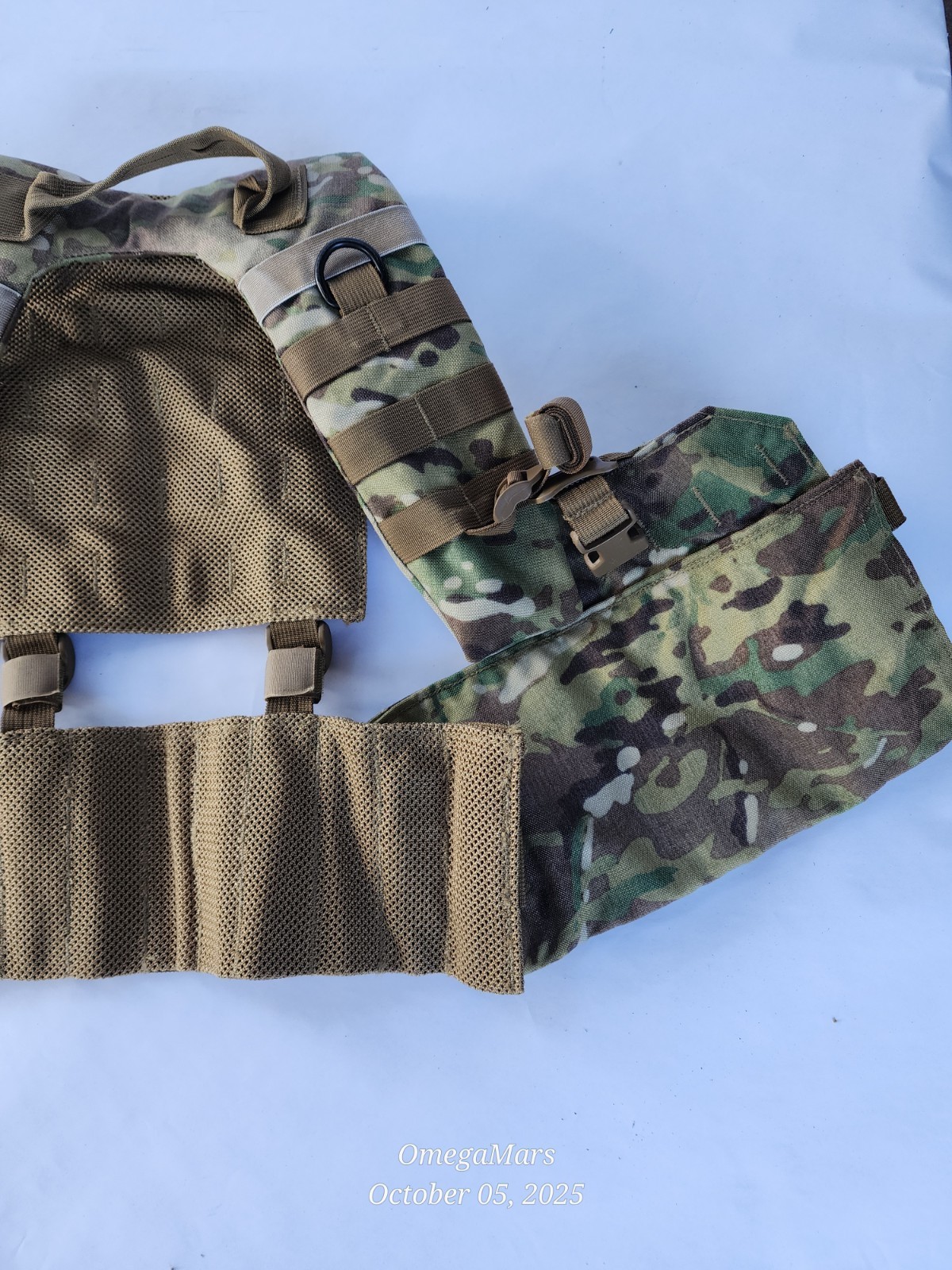USGI H-Harness Load Bearing Vest / Tactical Vest / Multicam /OCP US Army Size L