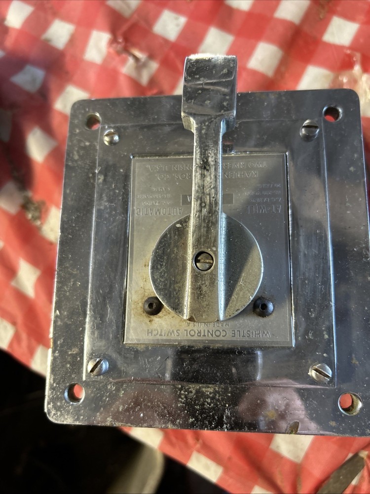 KAHLENBERG M463-A WHISTLE CONTROL SWITCH M-463A
