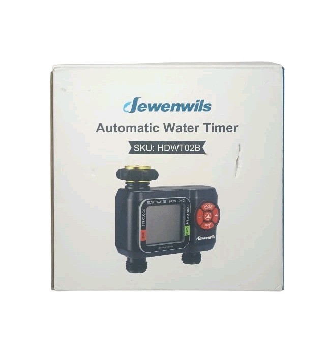 New Dewenwils 2-Zone Automatic Water Timer HDWT02B Hose Irrigation Controller