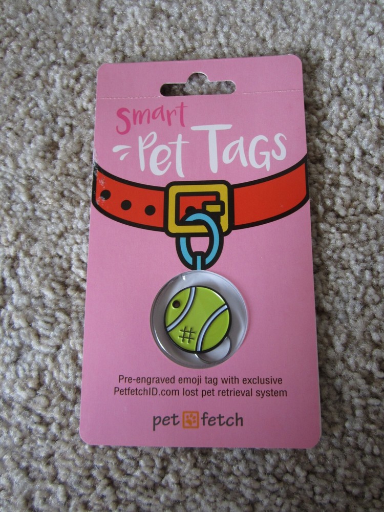 Petfetch Smart Pet Tags Tennis Ball