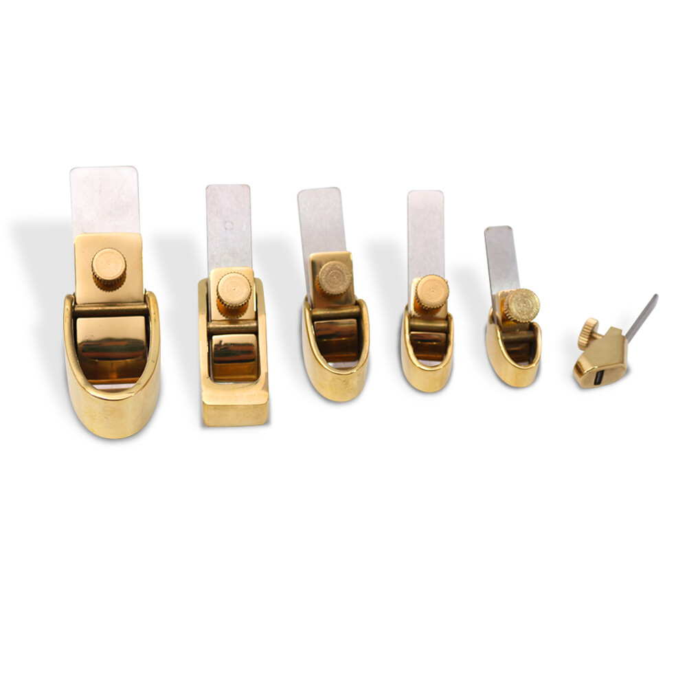 6pcs Brass Plane tool luthier tools violin Viola Cello Special tools Convex bott
