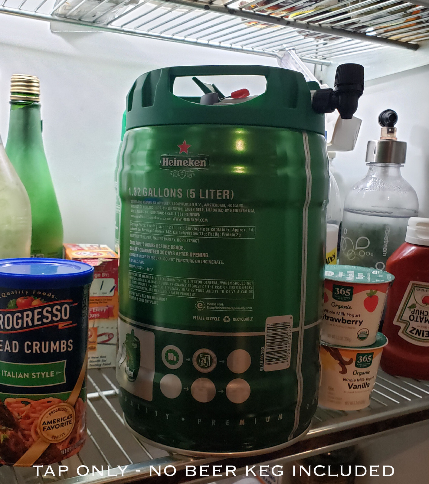 Better Tap Faucet for Heineken 5L kegs. NO KEG OF BEER. Only the Tap for the keg