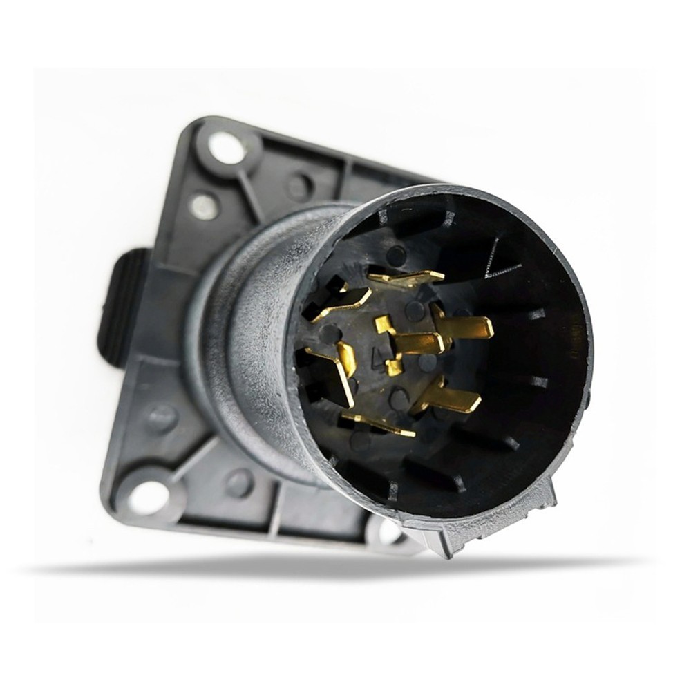 Trailer Socket Adapter 6-24V 7 Pin Power High Quality Socket Connector Accessory