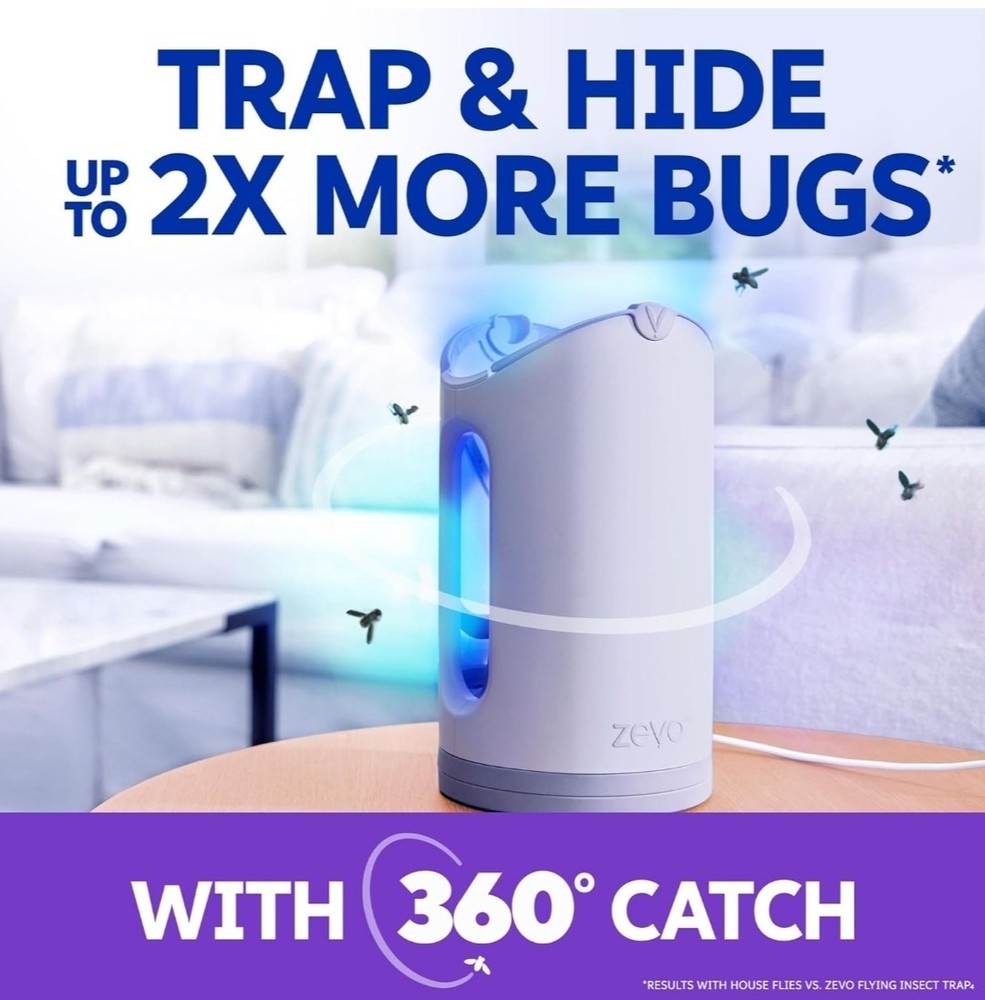Zevo MAX Bug Catcher & Fly Trap for Indoors