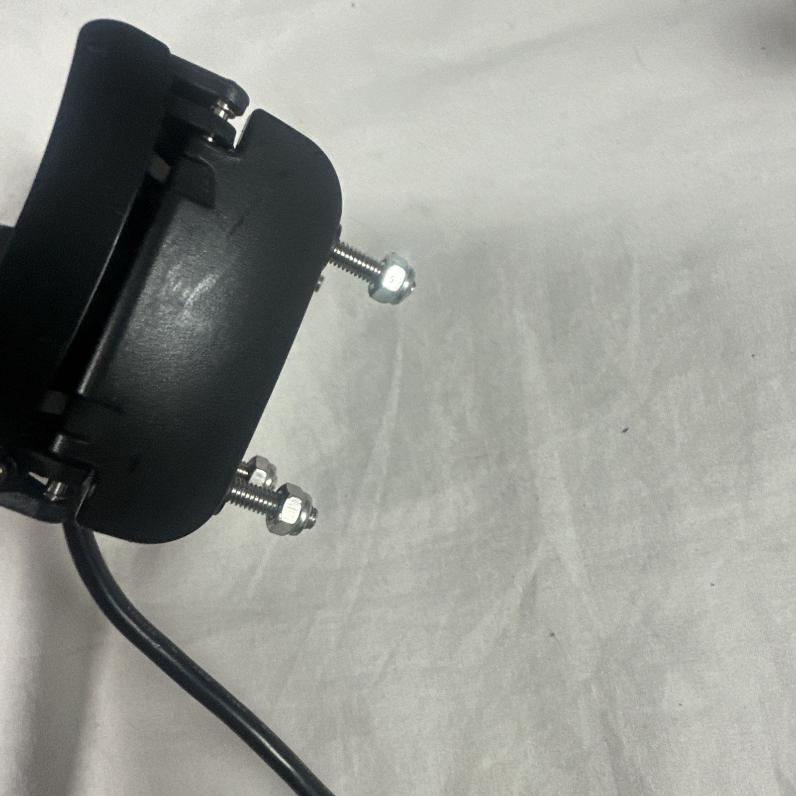 OEM Garmin Zumo 550 Motorcycle Power Cradle Mount & Chrome Handlebar Clamp