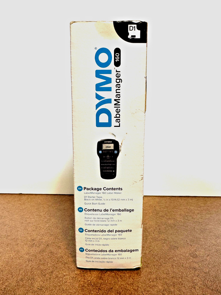 New DYMO LabelManager 160 D1 Label Maker Sealed Box