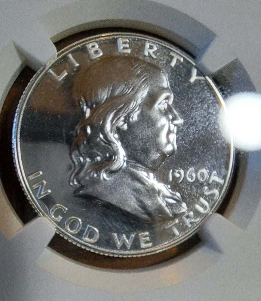 1960 Silver Proof Franklin Half Dollar NGC PF68