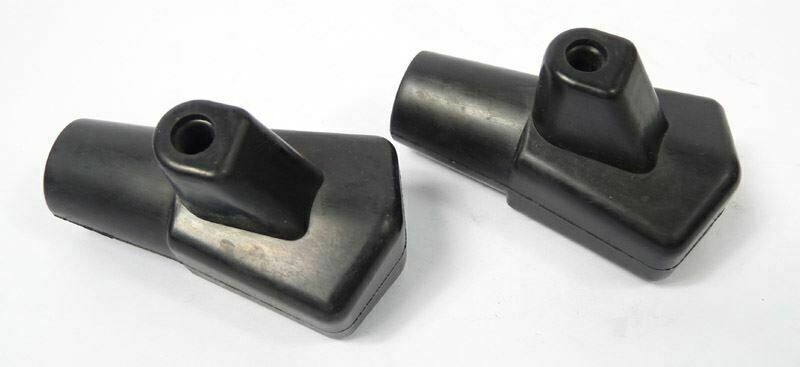 Lambretta rubber stand feet Black pair MB