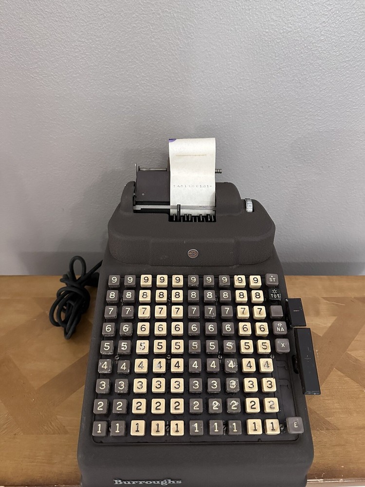 Vintage Burroughs Electric Adding Machine Series P