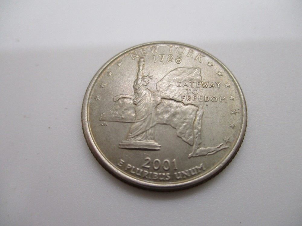 2001 New York State Quarter Coin