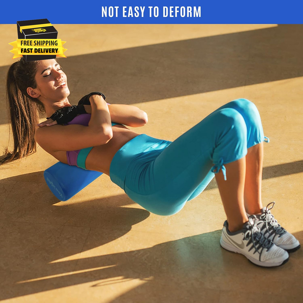 EVA Medium Density Foam Roller for Back - round Back Roller for Exercise, Yoga &