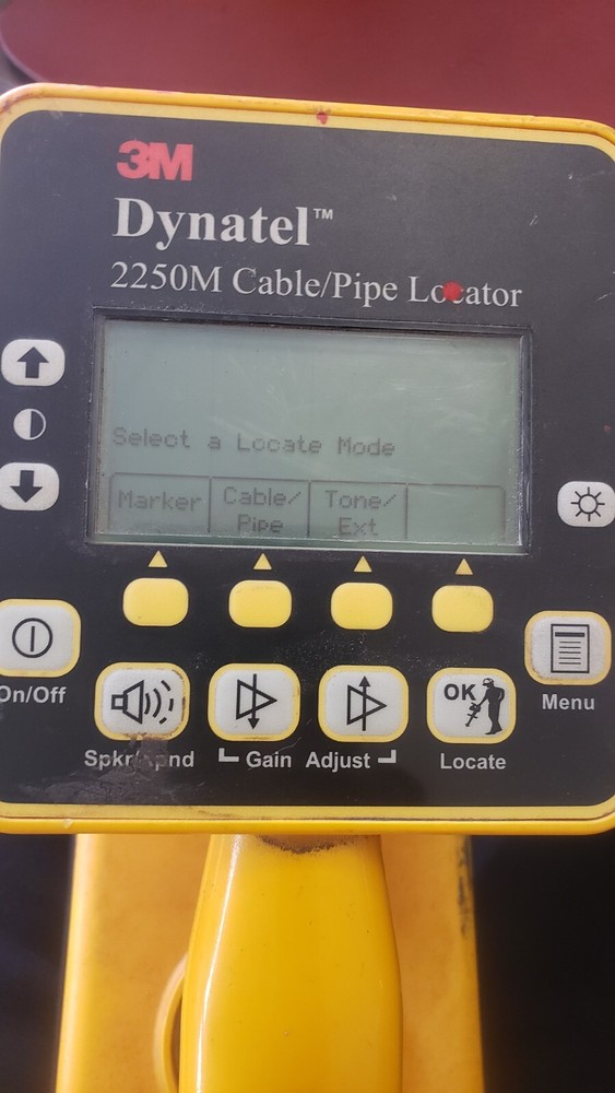 3M Dynatel Cable/Pipe Locator US Receiver Only 2250M TESTED WORKING